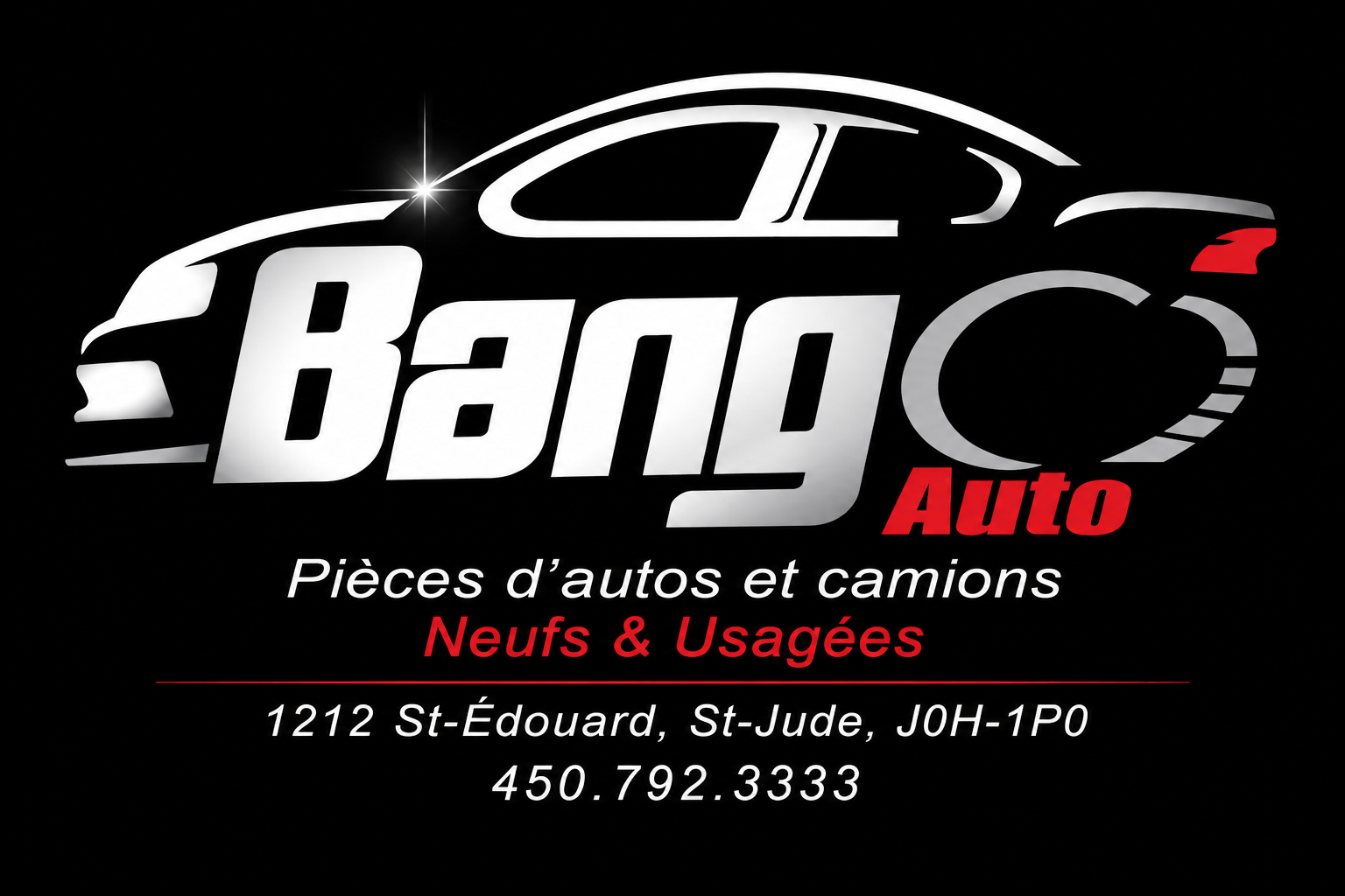 Bang Auto — Pièces d'autos et camions, Saint-Jude